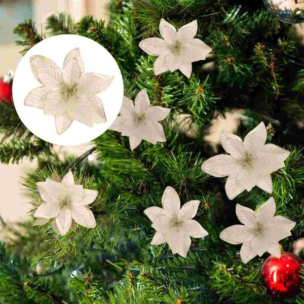decorative flowers & wreaths 30pcs golden christmas tree flower glitter simulate floral ornaments delicate hanging
decorative flowers & wreaths 30pcs golden christmas tree flower glitter simulate floral ornaments delicate hanging