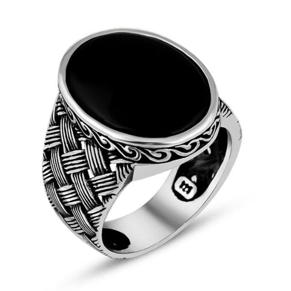 men silver ring with round black onyx stone knitting motif made in turkey solid 925 sterling cluster rings, Golden;silver
men silver ring with round black onyx stone knitting motif made in turkey solid 925 sterling cluster rings, Golden;silver