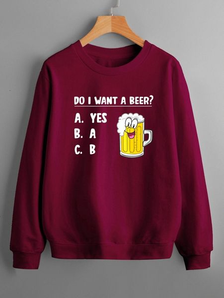 cartoon & slogan graphic sweatshirt p0fs#, White;black
cartoon & slogan graphic sweatshirt p0fs#, White;black