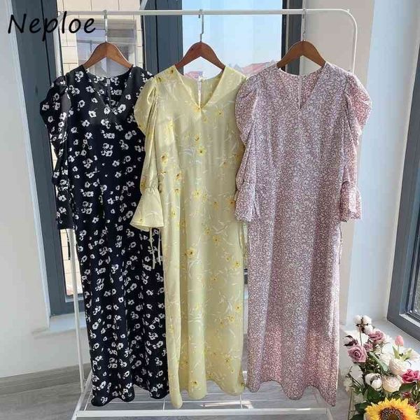 neploe fresh v neck high waist chiffon dress chic drawstring print women dresses elegant office lady puff sleeve vestidos 210329, Black;gray
neploe fresh v neck high waist chiffon dress chic drawstring print women dresses elegant office lady puff sleeve vestidos 210329, Black;gray