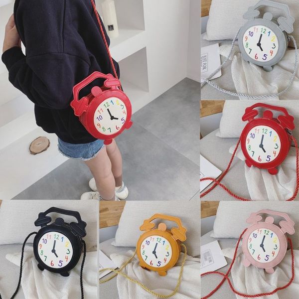 fashion cute small kids shoulder bag alarm clock pu leather messenger casual travel school for girls mini shopping bags
fashion cute small kids shoulder bag alarm clock pu leather messenger casual travel school for girls mini shopping bags