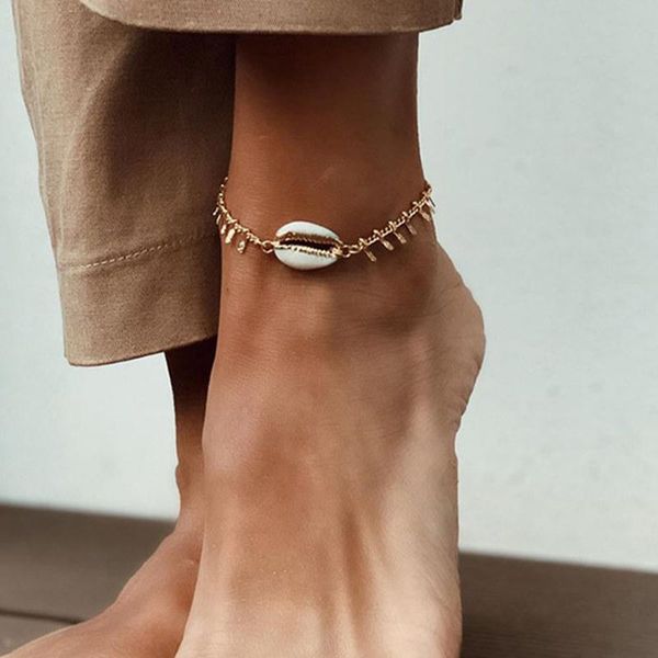 anklets fashion simple gold color shell pineapple tassel pendant for women summer beach foot chain jewelry accessories, Red;blue
anklets fashion simple gold color shell pineapple tassel pendant for women summer beach foot chain jewelry accessories, Red;blue