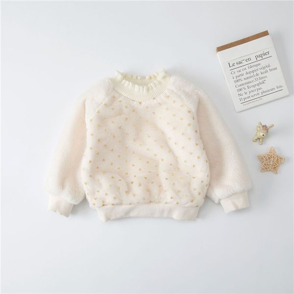 winter fur warm pullovers for girls lace velvet sweatshirt thick baby girl clothing ruffle jumpers fluffy sweaters princess wear, White
winter fur warm pullovers for girls lace velvet sweatshirt thick baby girl clothing ruffle jumpers fluffy sweaters princess wear, White