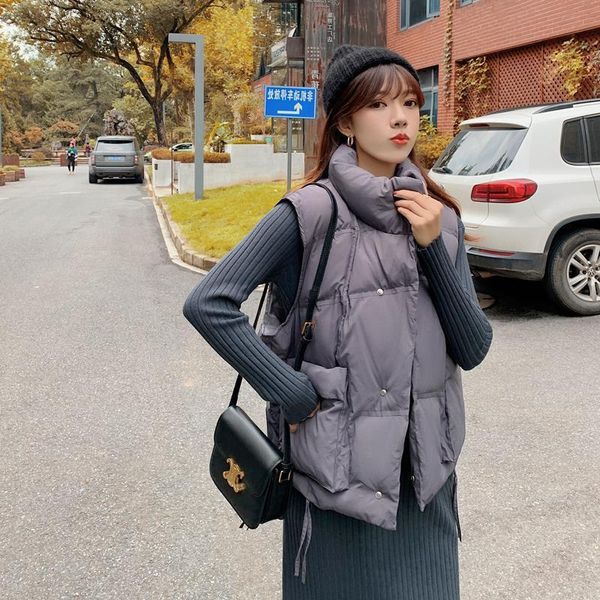 ~ korean women's clothing in autumn and winter 2021 loose, thin, lazy wind, solid color cotton vt coat, Black;white
~ korean women's clothing in autumn and winter 2021 loose, thin, lazy wind, solid color cotton vt coat, Black;white