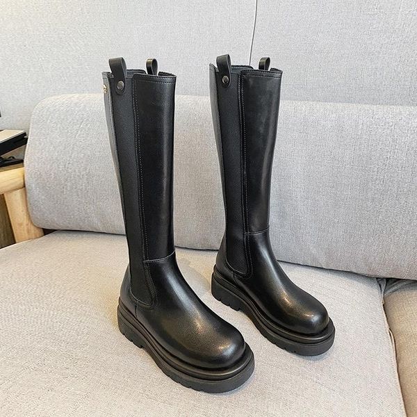 boots foot big women's wide and fat mm thick soled boots, large tube high leg, Black
boots foot big women's wide and fat mm thick soled boots, large tube high leg, Black