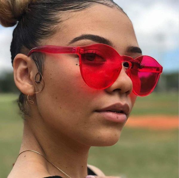 sunglasses cat eye shades women designer integrated round sun glasses eyewear candy colors uv400, White;black
sunglasses cat eye shades women designer integrated round sun glasses eyewear candy colors uv400, White;black