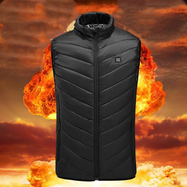 electric heated vest with heater usb heating coat thermal warmer waistcoat sleeveless outdoor winter jacket no power bank men's vests, Black;white
electric heated vest with heater usb heating coat thermal warmer waistcoat sleeveless outdoor winter jacket no power bank men's vests, Black;white