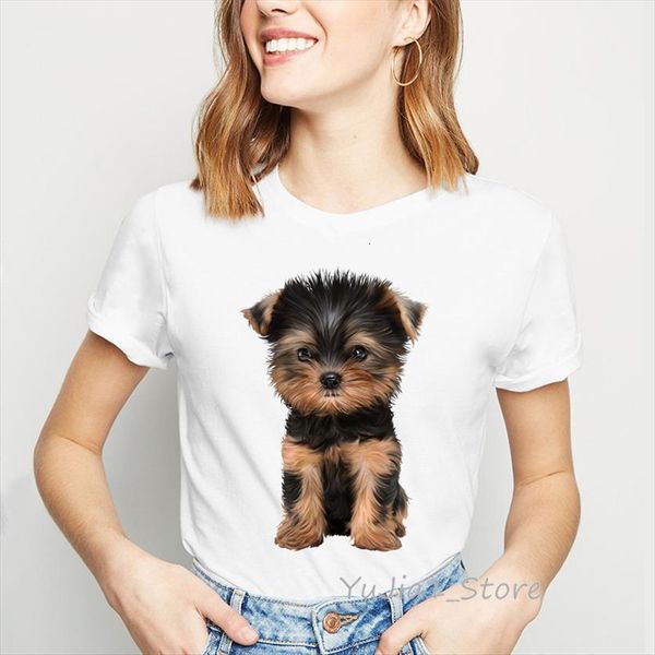 adorable yorkies dog printed kawaii women animal print tee femme white custom t shirts clothes
adorable yorkies dog printed kawaii women animal print tee femme white custom t shirts clothes