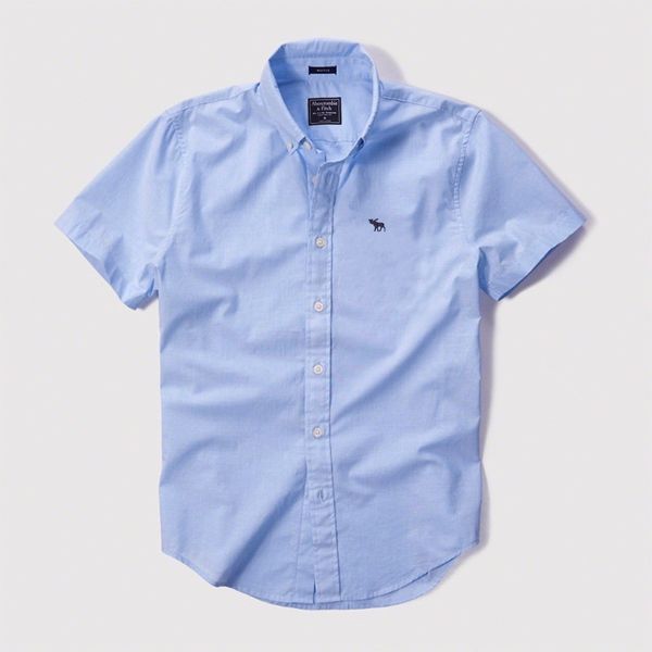 Summer solid color Oxford spinning AF short men's business leisure fawn half sleeve shirt trend, Royal blue
Summer solid color Oxford spinning AF short men's business leisure fawn half sleeve shirt trend, Royal blue