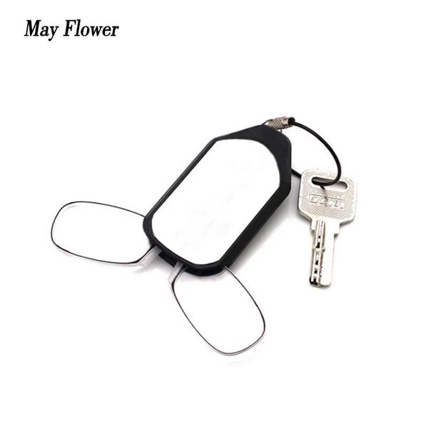sunglasses mini nose clip on reading glasses rimless key chain wallet magnifying presbyopia eyewear with case portable hyperopia eyeglasses, White;black
sunglasses mini nose clip on reading glasses rimless key chain wallet magnifying presbyopia eyewear with case portable hyperopia eyeglasses, White;black
