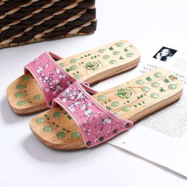 slippers summer stone acupuncture foot massage wooden acupoint reflexology massages sandals, Black
slippers summer stone acupuncture foot massage wooden acupoint reflexology massages sandals, Black
