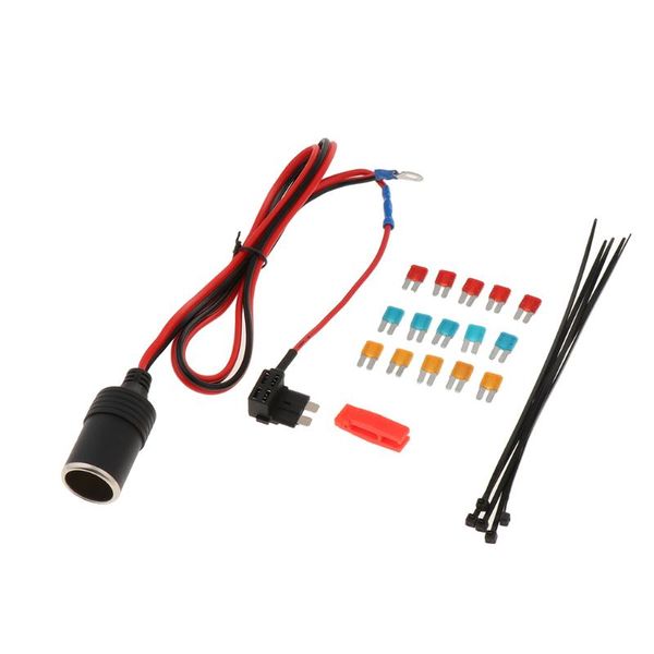 car organizer female socket 12v / 24v cigarette lighter + 15pcs fuse wire standard 5a 10a 15a
car organizer female socket 12v / 24v cigarette lighter + 15pcs fuse wire standard 5a 10a 15a