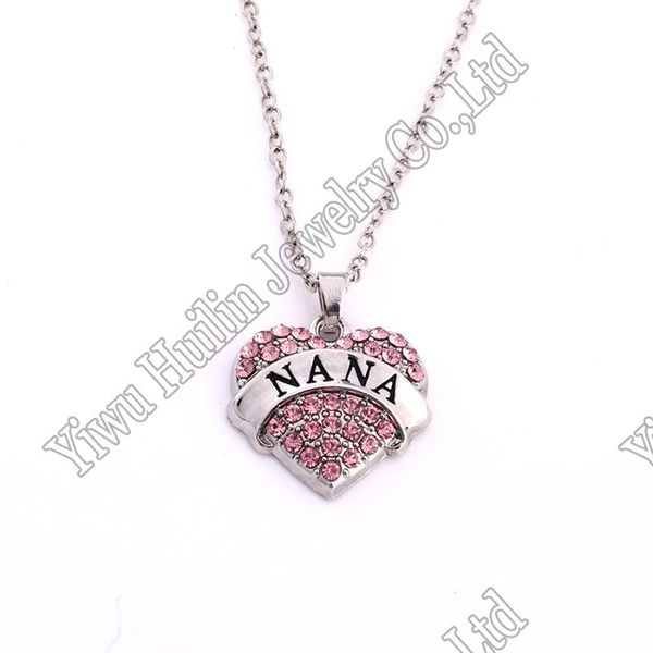 pendant necklaces ladies girls family sparkling nana heart charm & necklace gift, Silver
pendant necklaces ladies girls family sparkling nana heart charm & necklace gift, Silver