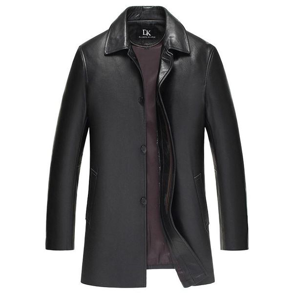men's leather & faux 2021 spring autumn long genuine jacket windbreaker slim jackets men 100%sheepskin coat 81y15 yy259, Black
men's leather & faux 2021 spring autumn long genuine jacket windbreaker slim jackets men 100%sheepskin coat 81y15 yy259, Black