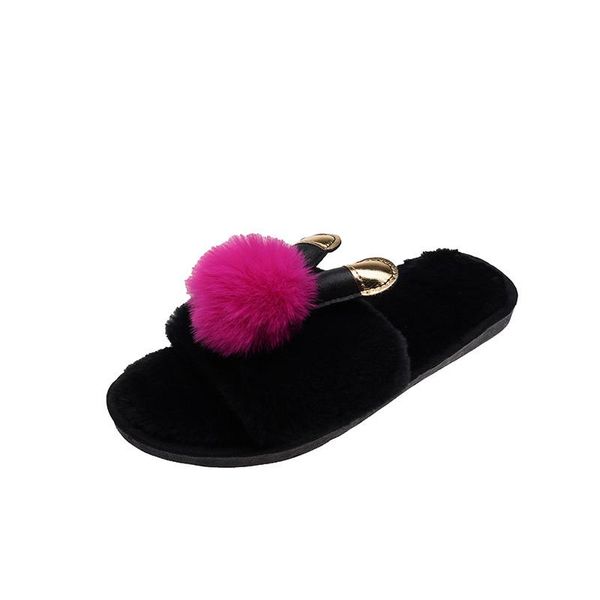 slippers fashion 2021 women fur ball slides home indoor floor shoes fluffy furry for bedroom open toe comfy, Black
slippers fashion 2021 women fur ball slides home indoor floor shoes fluffy furry for bedroom open toe comfy, Black
