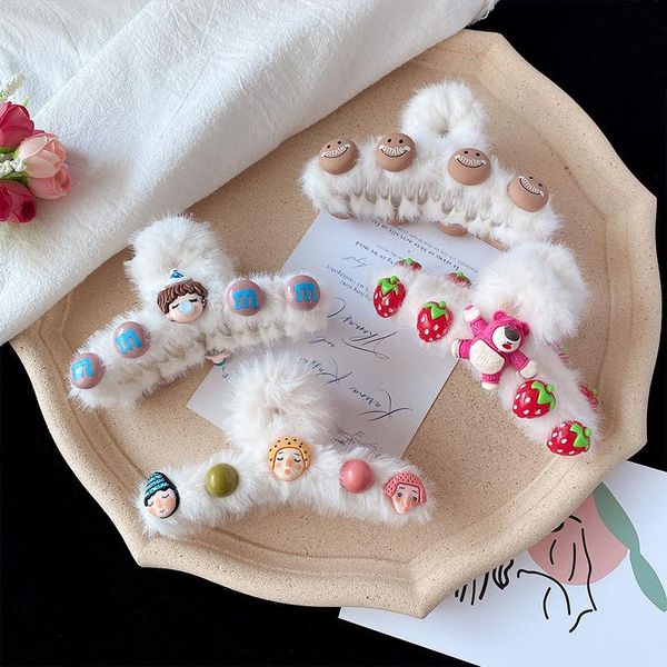 hair clips & barrettes accessories for women cartoon plush hairpin female cute trend fashion kawaii girlfriend small gifts, Golden;silver
hair clips & barrettes accessories for women cartoon plush hairpin female cute trend fashion kawaii girlfriend small gifts, Golden;silver