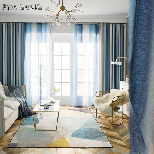 curtain & drapes fresh nordic style beige blue gradient blackout curtains finished custom for living dining room bedroom
curtain & drapes fresh nordic style beige blue gradient blackout curtains finished custom for living dining room bedroom
