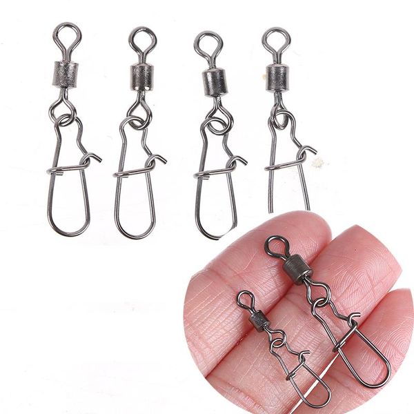 200pcs/lot stainless rolling swivel with nice snap hooks lure connector sea rock fishing swivels snaps tackle
200pcs/lot stainless rolling swivel with nice snap hooks lure connector sea rock fishing swivels snaps tackle
