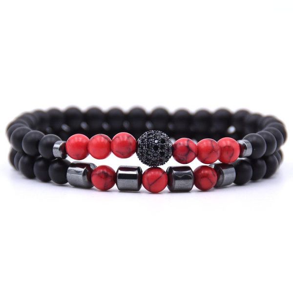 2pc/set 6mm fashion natural stone bracelets for women men 2021 exquisite cool jewelry accessories hematite chain beads beaded, strands, Black
2pc/set 6mm fashion natural stone bracelets for women men 2021 exquisite cool jewelry accessories hematite chain beads beaded, strands, Black