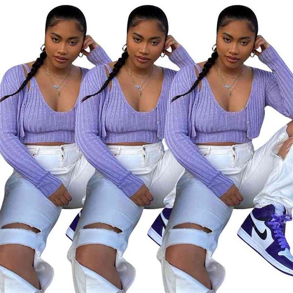 women solid color two piece fashion lady's knitted sweater v-neck vest + full sleeves short coats sets autumn, White
women solid color two piece fashion lady's knitted sweater v-neck vest + full sleeves short coats sets autumn, White