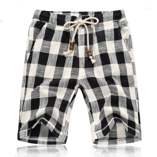 summer men's shorts fashion casual bermuda plaid pure cotton straight loose beach brand clothing size 5xl1, White;black
summer men's shorts fashion casual bermuda plaid pure cotton straight loose beach brand clothing size 5xl1, White;black