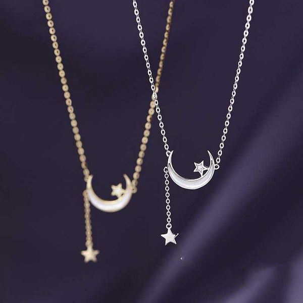 chokers xiaoboacc s925 silver necklace for women kirean fasion moon pendant women's neck chains, Golden;silver
chokers xiaoboacc s925 silver necklace for women kirean fasion moon pendant women's neck chains, Golden;silver