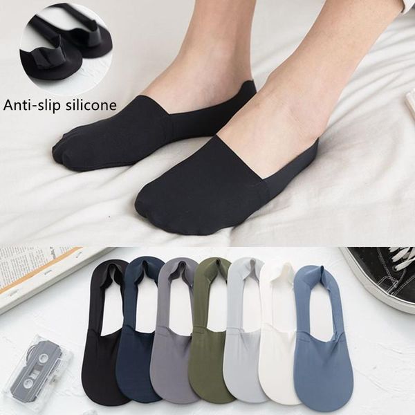 men's socks 1 pair summer casual ice silk seamless breathable boat silicone anti-slip invisible no show, Black
men's socks 1 pair summer casual ice silk seamless breathable boat silicone anti-slip invisible no show, Black
