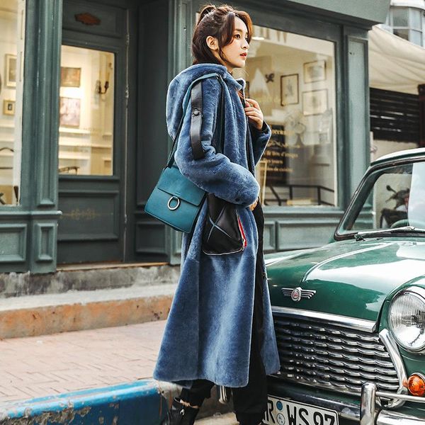 women's fur & faux wool natural real female jacket winter coat women clothes 2021 korean vintage sheep shearling manteau femme 0031, Black
women's fur & faux wool natural real female jacket winter coat women clothes 2021 korean vintage sheep shearling manteau femme 0031, Black