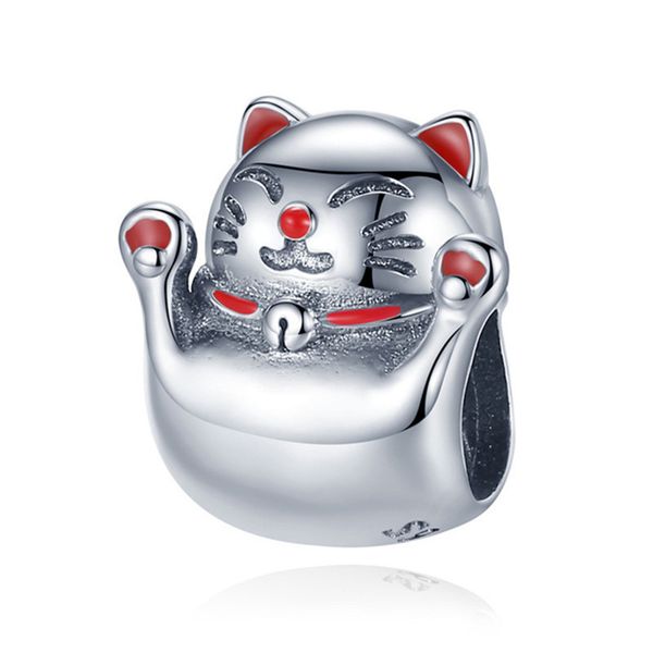 s925 sterling silver lucky cat electrocardiogram beads charm adapting original pandora charms bracelets diy jewelry for women gift black fri, Bronze;silver
s925 sterling silver lucky cat electrocardiogram beads charm adapting original pandora charms bracelets diy jewelry for women gift black fri, Bronze;silver
