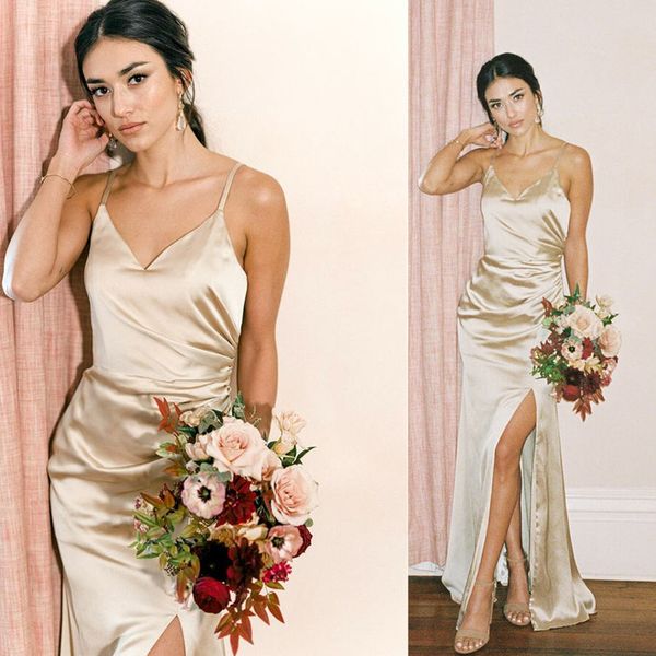 mermaid side split bridesmaid dresses spaghetti straps plus size maid of honor dress beach, White;pink
mermaid side split bridesmaid dresses spaghetti straps plus size maid of honor dress beach, White;pink