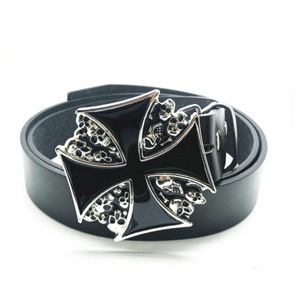 western europe creative head cross dripping zinc alloy belt buckle leather bottom pu surface belts, Black;brown
western europe creative head cross dripping zinc alloy belt buckle leather bottom pu surface belts, Black;brown