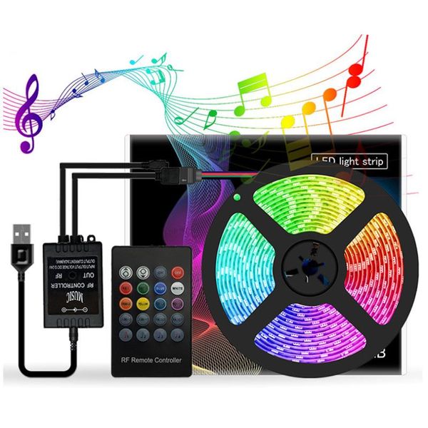 strips led light bar usb music sound control lamp with tv belt backlight 5v20 key remote rgb 30 / m
strips led light bar usb music sound control lamp with tv belt backlight 5v20 key remote rgb 30 / m
