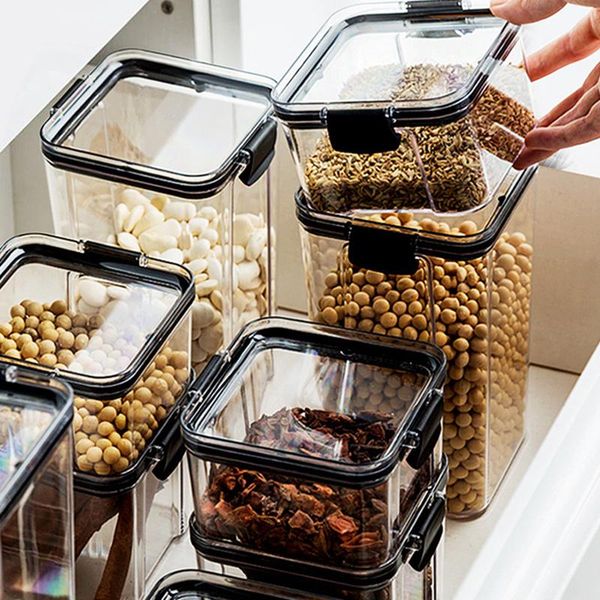 storage bottles & jars plastic containers pantry organizer dried grains bean noodle tank kitchen accessories sealed bottle
storage bottles & jars plastic containers pantry organizer dried grains bean noodle tank kitchen accessories sealed bottle