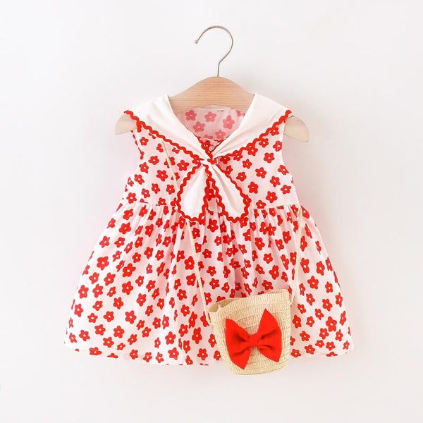 girl's dresses toddler baby girls summer dress sleeveless floral printed bowknot princess + bag for children's clothing vestido, Red;yellow
girl's dresses toddler baby girls summer dress sleeveless floral printed bowknot princess + bag for children's clothing vestido, Red;yellow