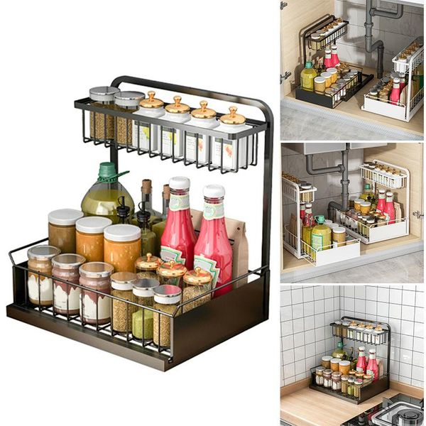 storage bottles & jars under sink organizer 2 tier pull out cabinet with sliding drawer multi-purpose for bathroom kitchen mft2
storage bottles & jars under sink organizer 2 tier pull out cabinet with sliding drawer multi-purpose for bathroom kitchen mft2