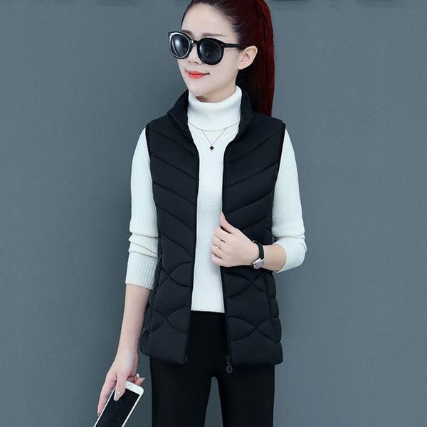 women's vests winter 2021 cotton warm vest women sleeveless jacket light waistcoat down female coat thick top, Black;white
women's vests winter 2021 cotton warm vest women sleeveless jacket light waistcoat down female coat thick top, Black;white