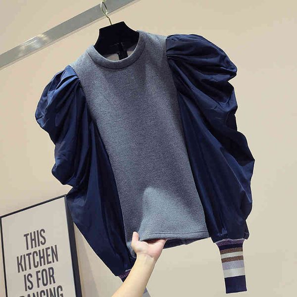 hoodie hit color patchwork korean sweatshirt for women o neck sleeve casual sweatshirts female fashion clothes, Black
hoodie hit color patchwork korean sweatshirt for women o neck sleeve casual sweatshirts female fashion clothes, Black