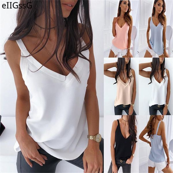 women's blouses & shirts 2021 fashion vest v-neck solid color loose off-the-shoulder plus size, White
women's blouses & shirts 2021 fashion vest v-neck solid color loose off-the-shoulder plus size, White