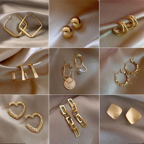 stud imitation pearl earrings big metal twisted for women gold geometric 2021 trend female statement jewelry, Golden;silver
stud imitation pearl earrings big metal twisted for women gold geometric 2021 trend female statement jewelry, Golden;silver