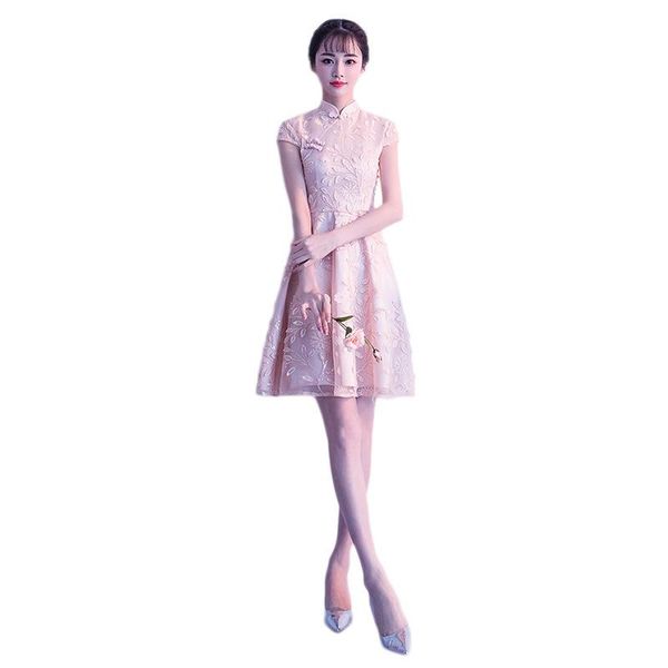 bride lace cheongsam fashion women chinese evening dress short qipao wedding bridesmaid girls princess traditional dresses china ethnic clot, Red
bride lace cheongsam fashion women chinese evening dress short qipao wedding bridesmaid girls princess traditional dresses china ethnic clot, Red