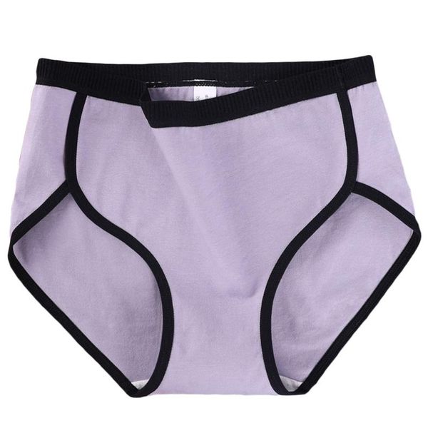 

women's panties cpdd women summer breathable cotton underwear mid rise simple solid color thong ladies seamless stretch briefs -4xl, Black;pink