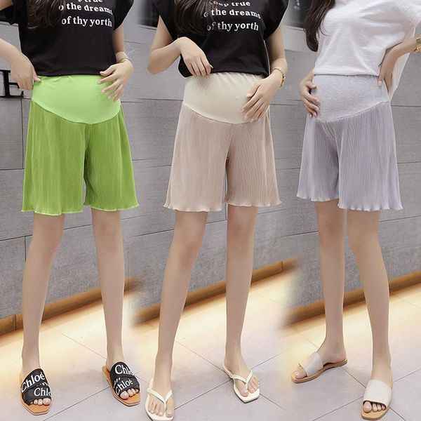 maternity bottoms leisure pants pleated design shorts elastic waist for pregnant women belly support comfy trousers, White
maternity bottoms leisure pants pleated design shorts elastic waist for pregnant women belly support comfy trousers, White