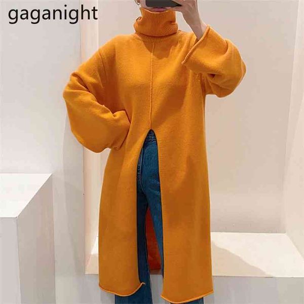 fashion women turtleneck sweater dress high split autumn winter outwear dresses female solid loose vestidos 210601, Black;gray
fashion women turtleneck sweater dress high split autumn winter outwear dresses female solid loose vestidos 210601, Black;gray