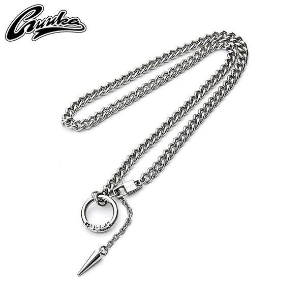pendant necklaces guuka tide brand and discipline men's necklace hip-hop couples small crowd high street, Silver
pendant necklaces guuka tide brand and discipline men's necklace hip-hop couples small crowd high street, Silver