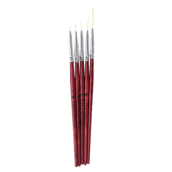 nail brushes 5pcs wooden handle drawing painting polish tool liner brush set for art design salon home, Yellow
nail brushes 5pcs wooden handle drawing painting polish tool liner brush set for art design salon home, Yellow