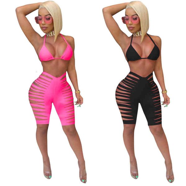 2021 bikini 5443 fashion burnt flower broken hole swimsuit vacation two piece set, Black;white
2021 bikini 5443 fashion burnt flower broken hole swimsuit vacation two piece set, Black;white