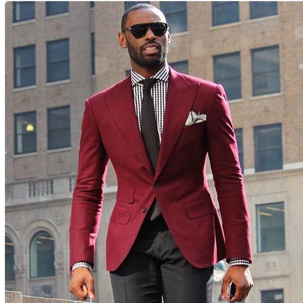 men's suits & blazers suit lapel red jacket black pants west slim custom made bridegroom man (jacket+pants), White;black
men's suits & blazers suit lapel red jacket black pants west slim custom made bridegroom man (jacket+pants), White;black