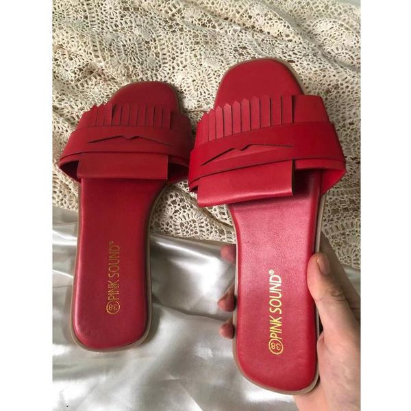 slippers summer style fashion casual solid color tassels all-match comfortable open-toed outdoor large size women beach, Black
slippers summer style fashion casual solid color tassels all-match comfortable open-toed outdoor large size women beach, Black