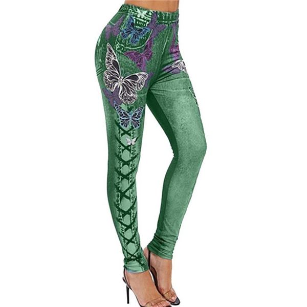 women's leggings 3d print fake jeans women high waist imitation denim trousers capri casual workout sports pants 2021 leggins, Black
women's leggings 3d print fake jeans women high waist imitation denim trousers capri casual workout sports pants 2021 leggins, Black