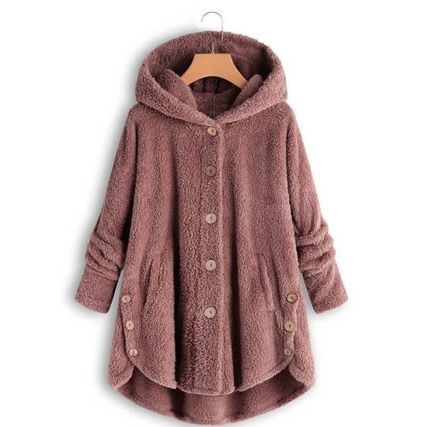 women's trench coats 5xl plus size autumn winter women coat casual loose single button solid irregularity plush for outerwear, Tan;black
women's trench coats 5xl plus size autumn winter women coat casual loose single button solid irregularity plush for outerwear, Tan;black
